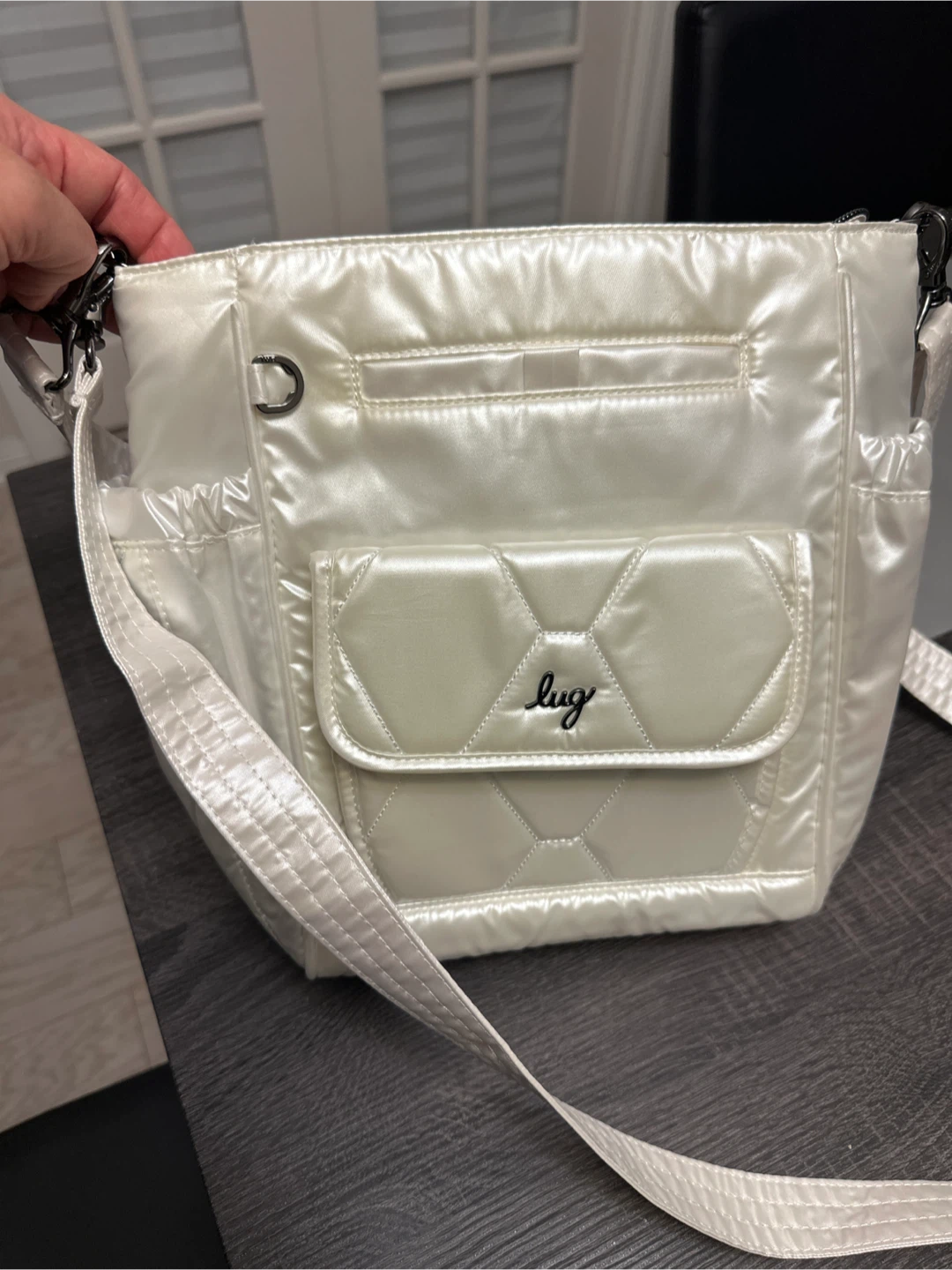 Toss Convertible Crossbody Bag - Metallic Diamond Bag