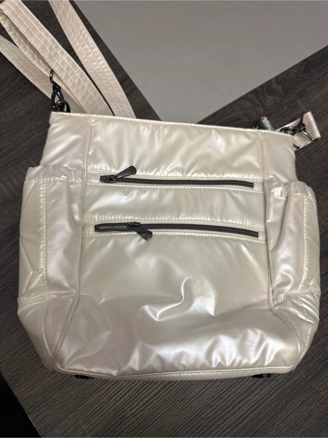 Toss Convertible Crossbody Bag - Metallic Diamond Bag - photo 3