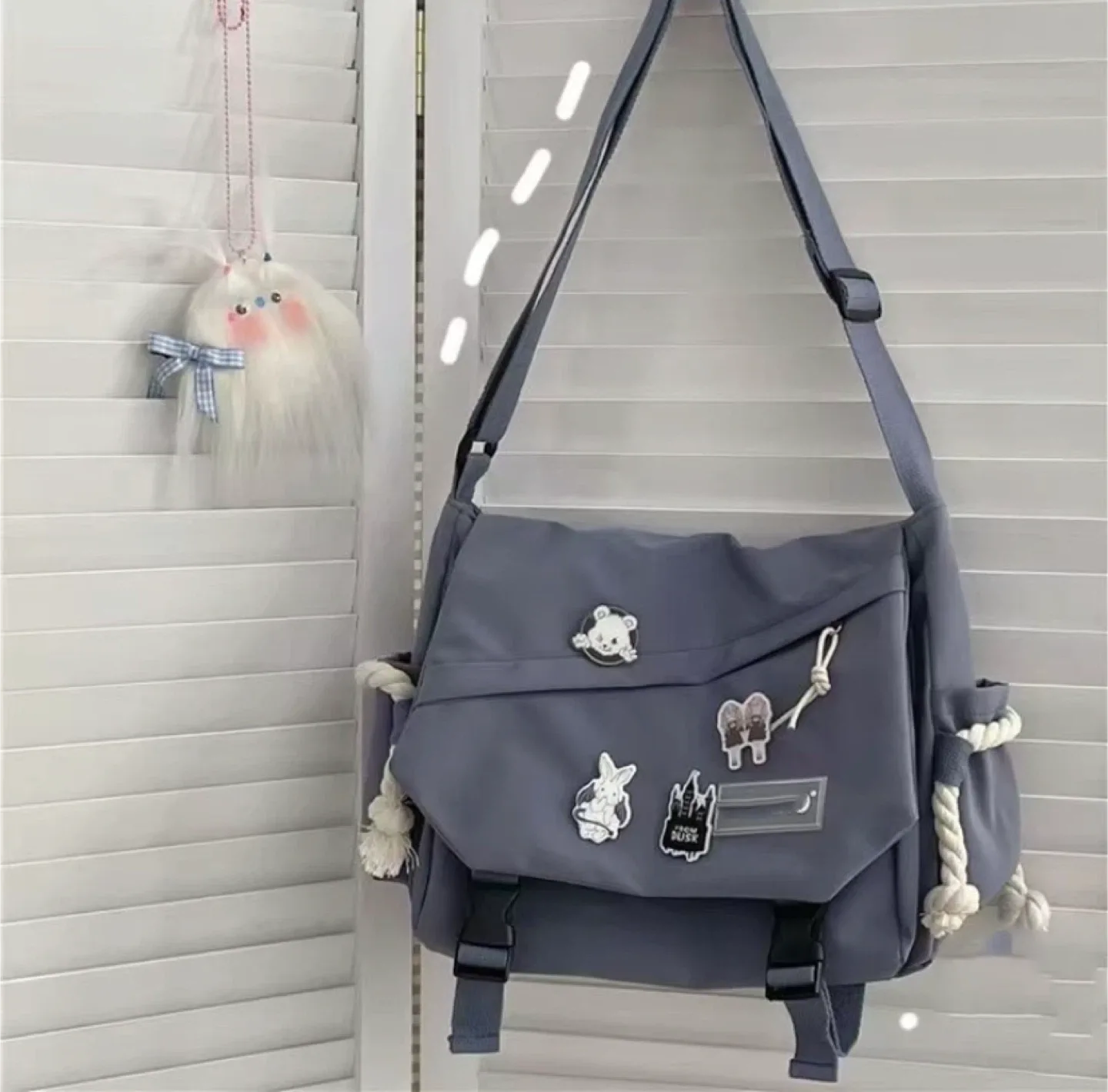 Lipano Blue Messenger Bag thumbnail