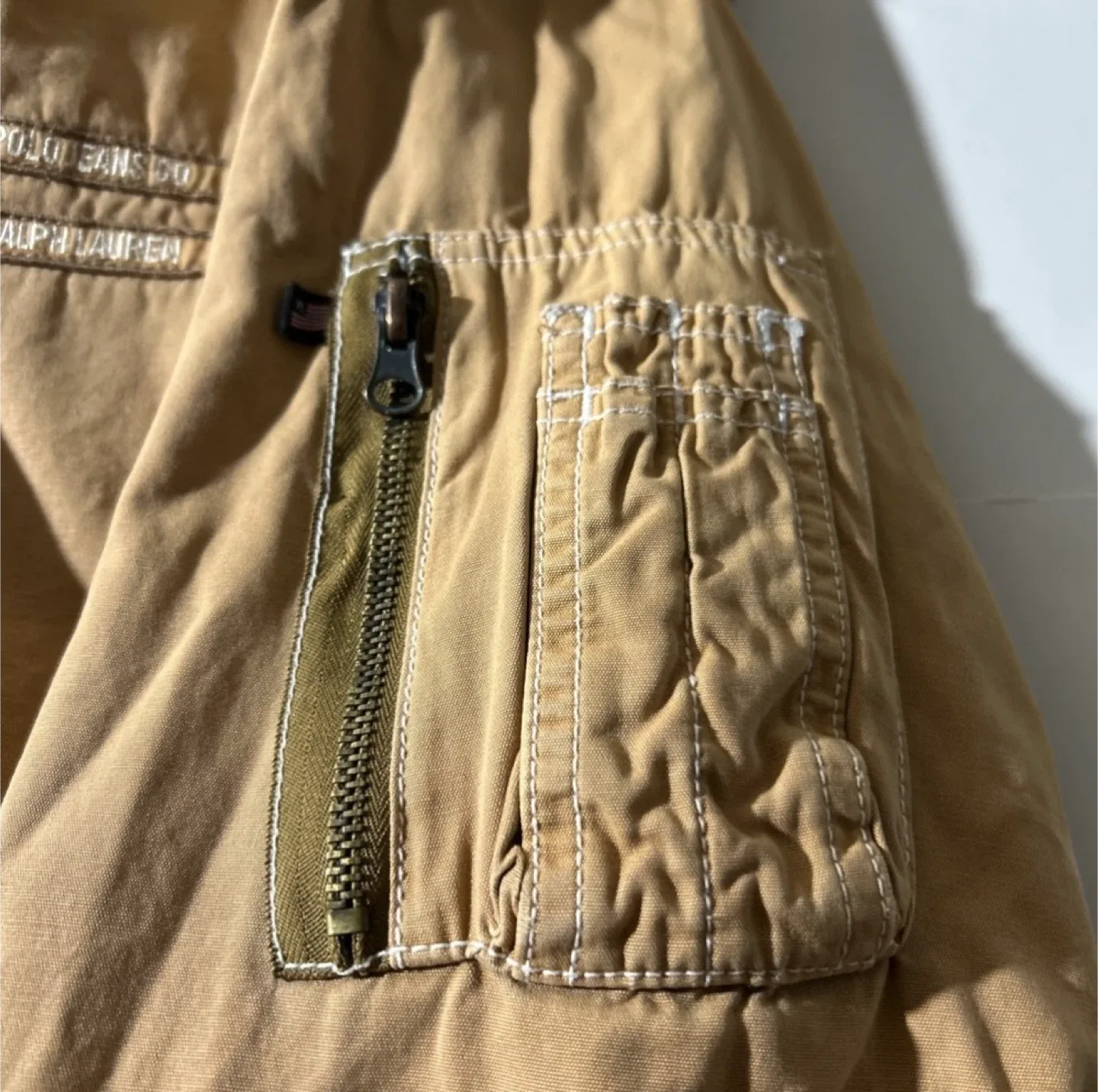 Vintage 1990s Polo Ralph Lauren Bomber Jacket - Size Large image indicator(4)