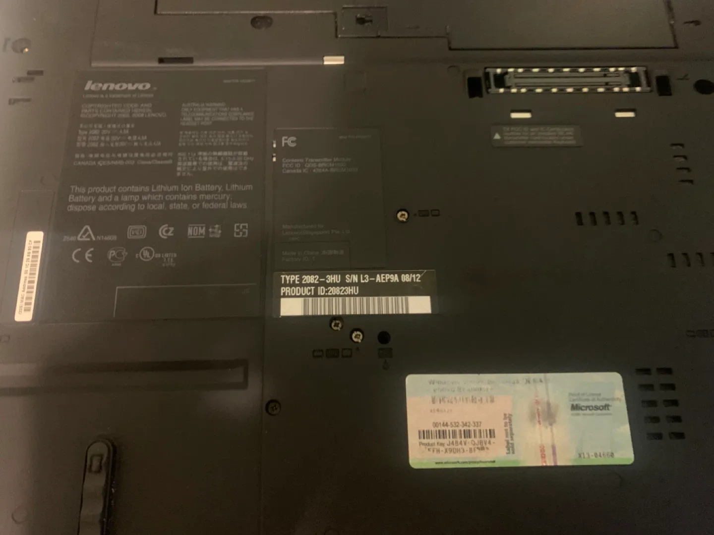 (ONLY GOR PARTS) Lenovo T500 Laptop image indicator(3)