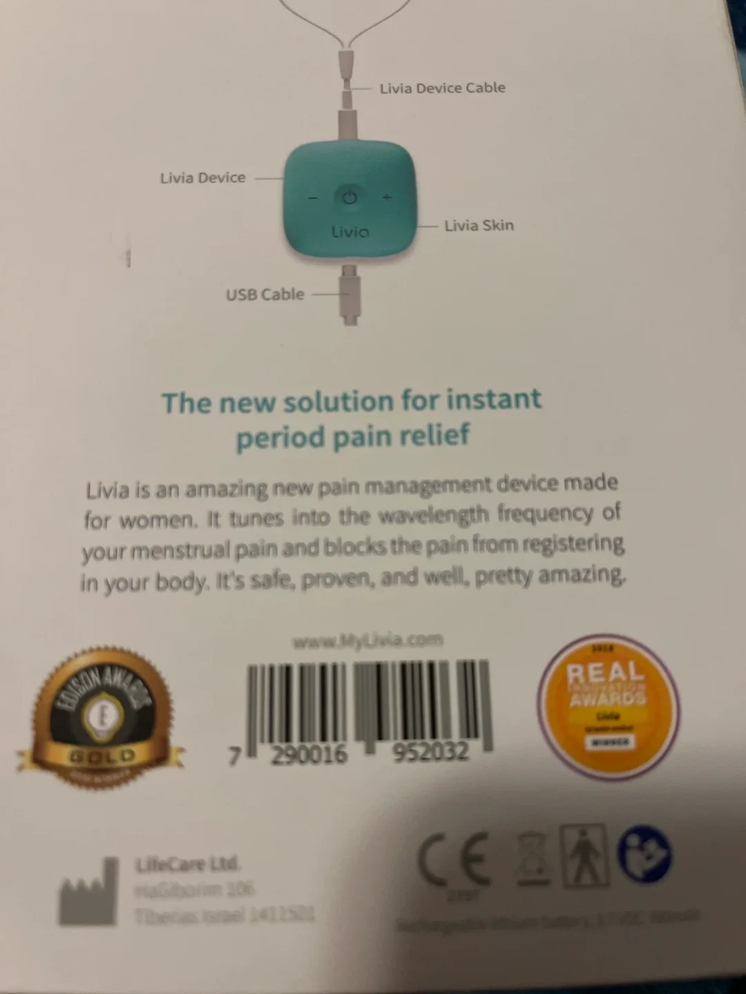 Livia Skin The Off Switch for Menstrual Pain image indicator(8)