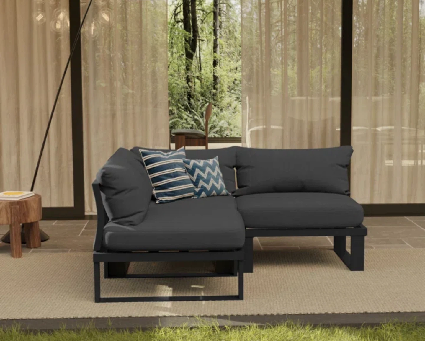 Outdoor Sectional Sofa - Grey (brand new) - photo 2