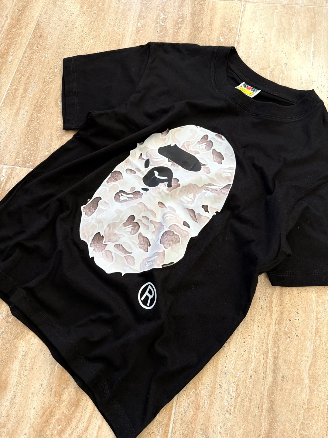 BAPE Black T-Shirt Size S - photo 2