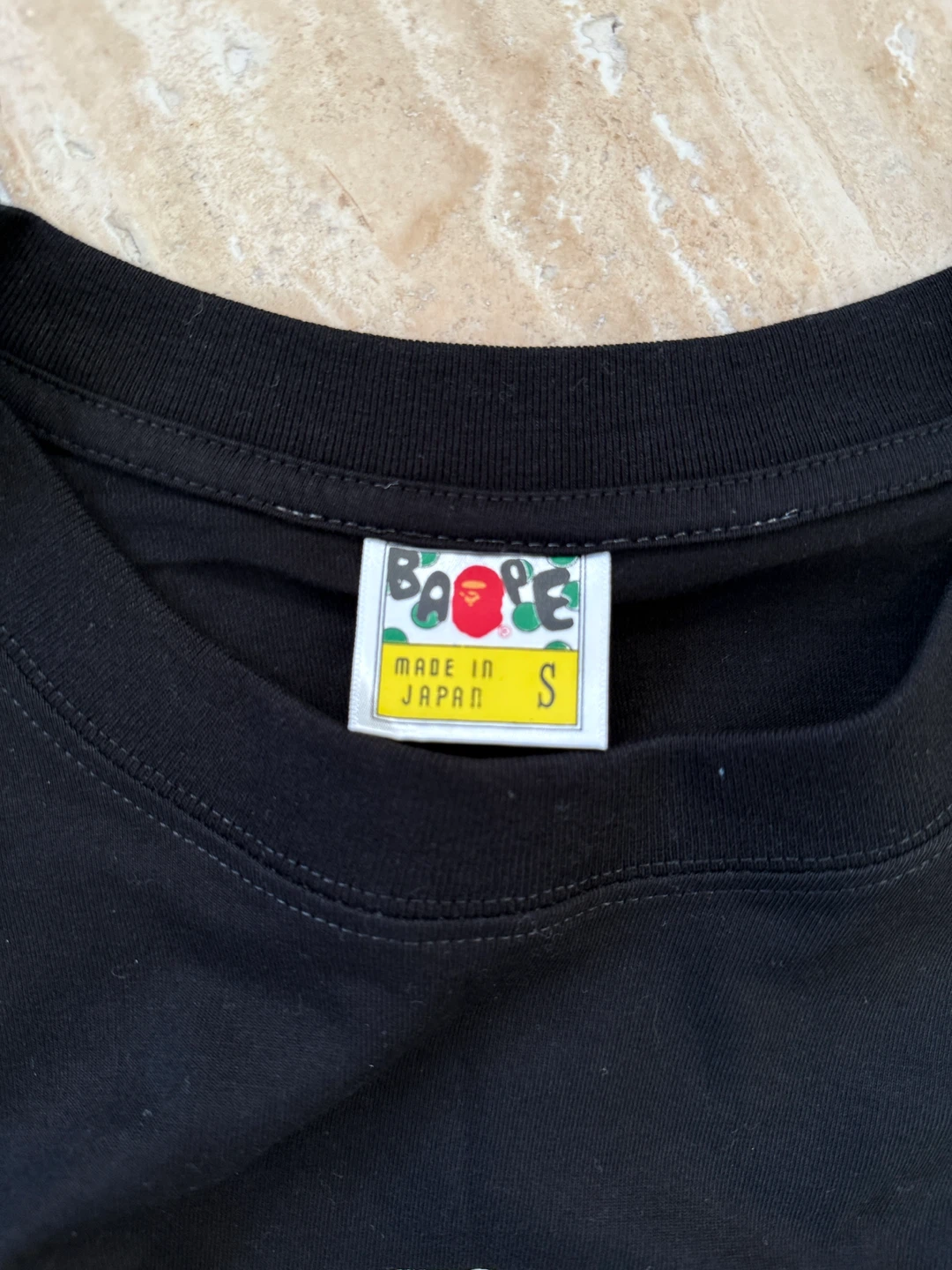 BAPE Black T-Shirt Size S - photo 3