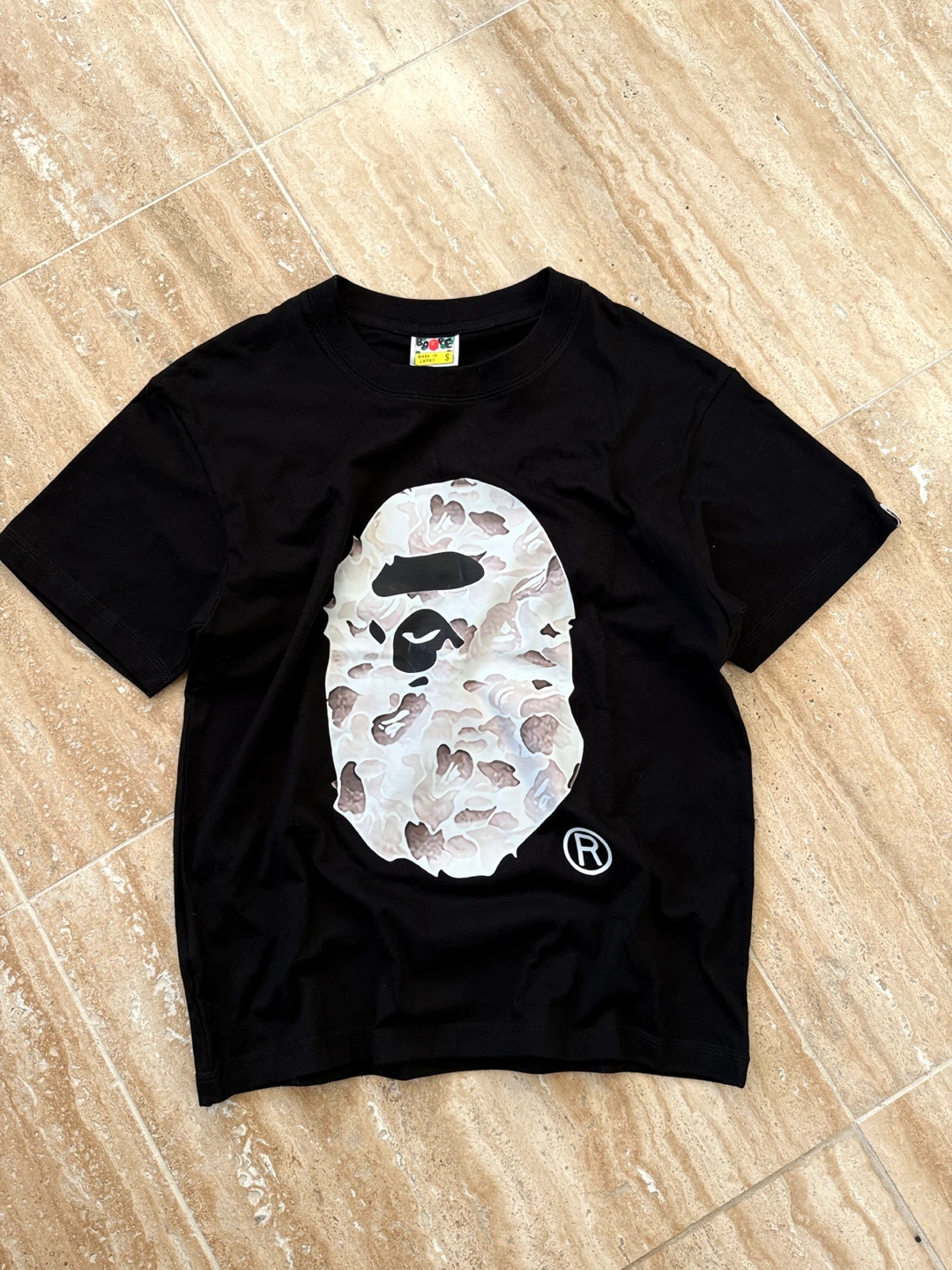 BAPE Black T-Shirt Size S