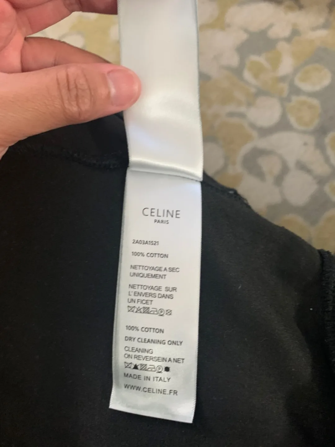 Celine Paris Black & White Varsity Jacket image indicator(3)