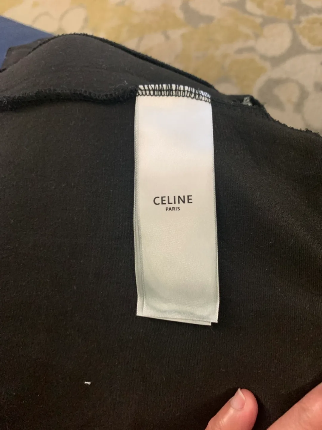 Celine Paris Black & White Varsity Jacket image indicator(2)