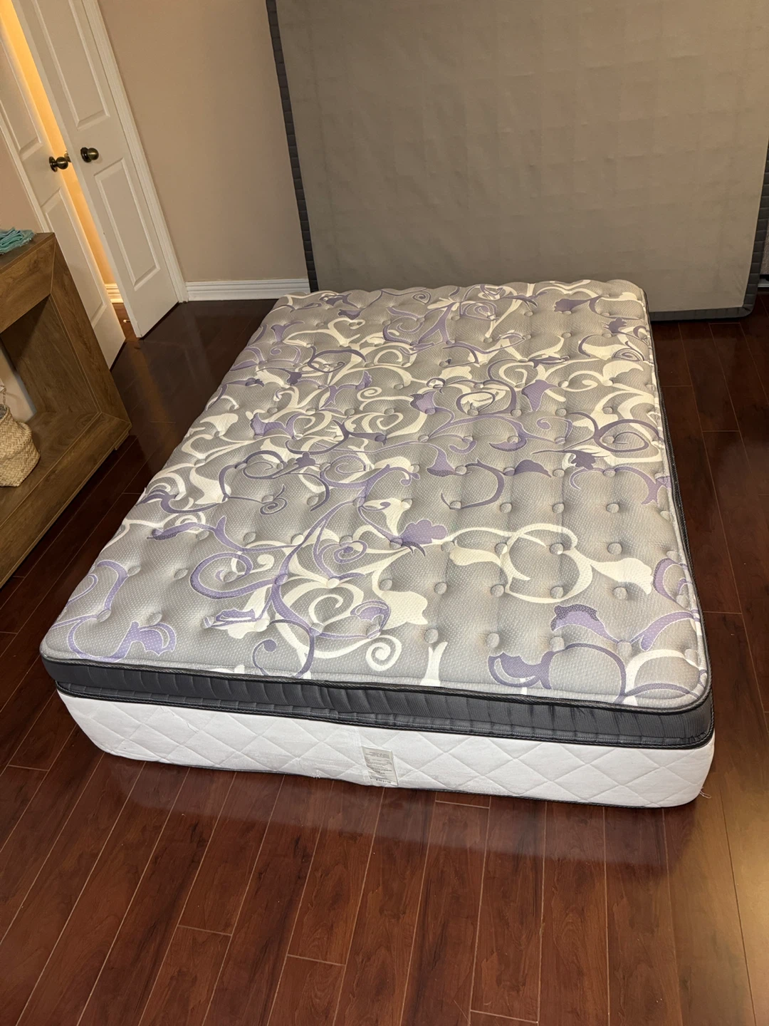 Queen Bed Frame with Nightstands, Dresser, Mattress, Box - photo 5