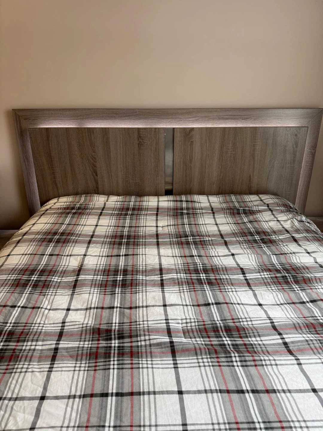 Queen Bed Frame with Nightstands, Dresser, Mattress, Box