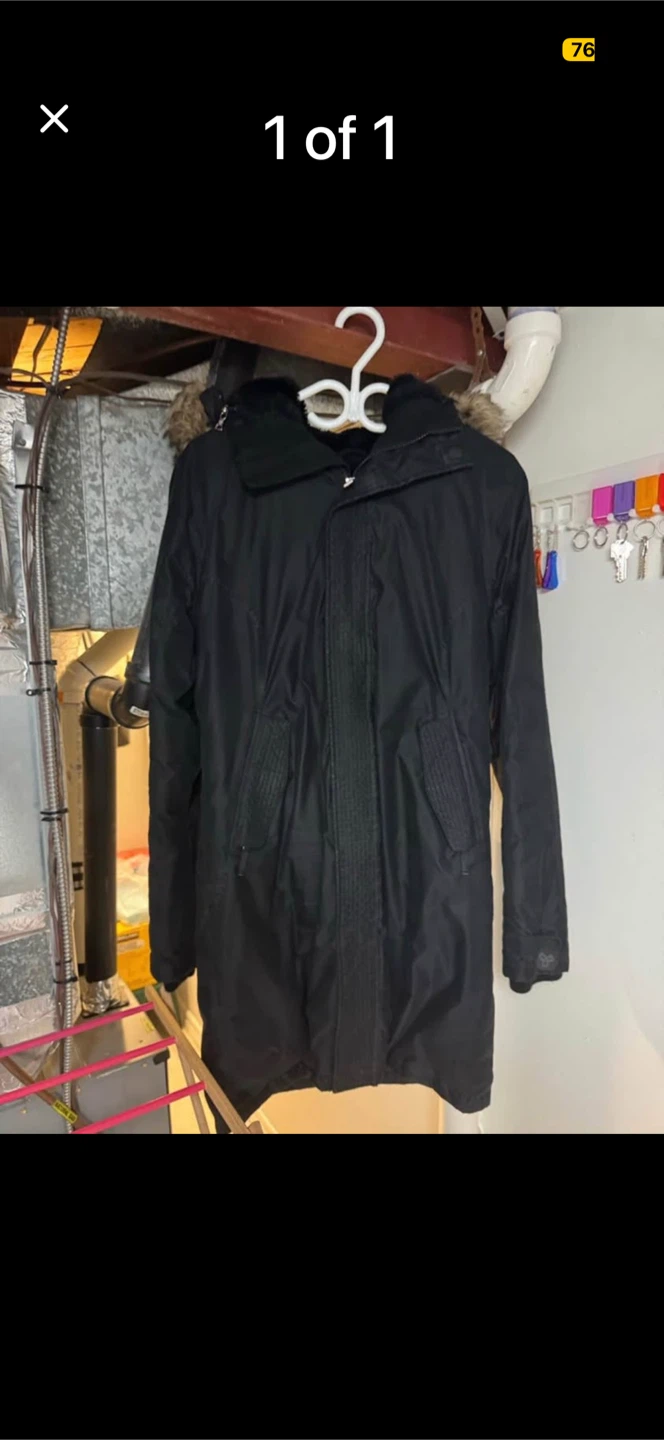 Tna Black Winter Parka