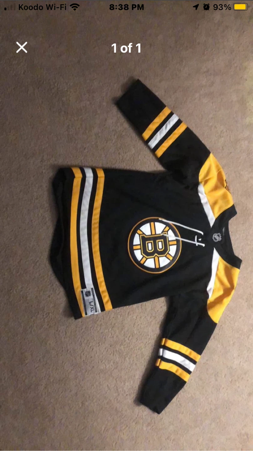 Boston Bruins Hockey Jersey - L/XL