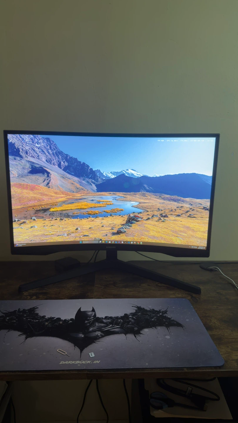 Samsung Odyssey G5 curved Gaming/Streaming QHD monitor 165hz - photo 3