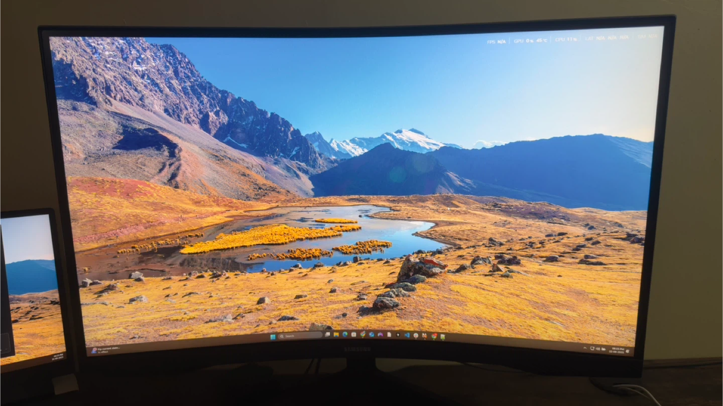 Samsung Odyssey G5 curved Gaming/Streaming QHD monitor 165hz - photo 2