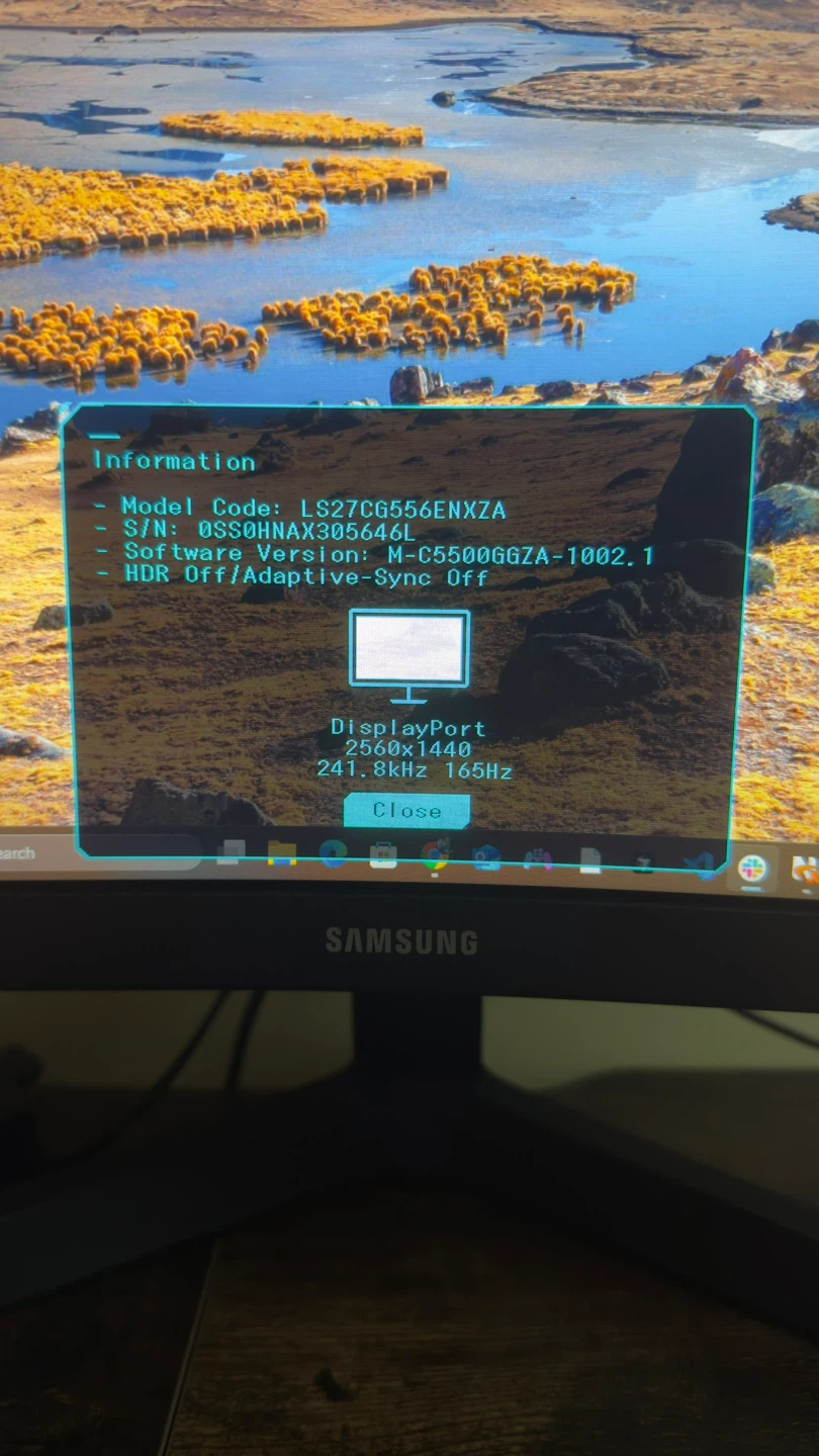 Samsung Odyssey G5 curved Gaming/Streaming QHD monitor 165hz