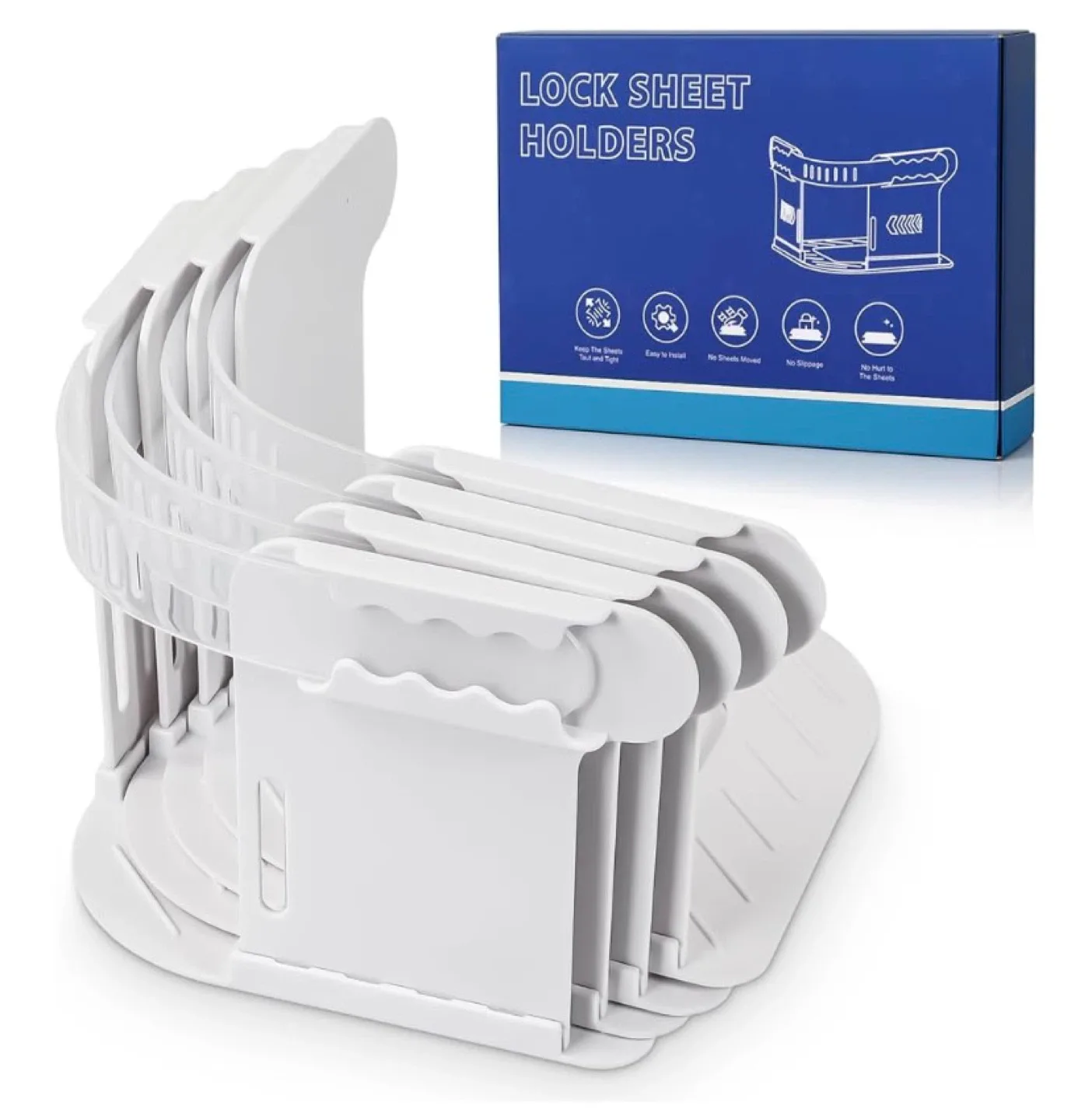 Lock Sheet Holders - Keep Sheets Taut & Tight thumbnail