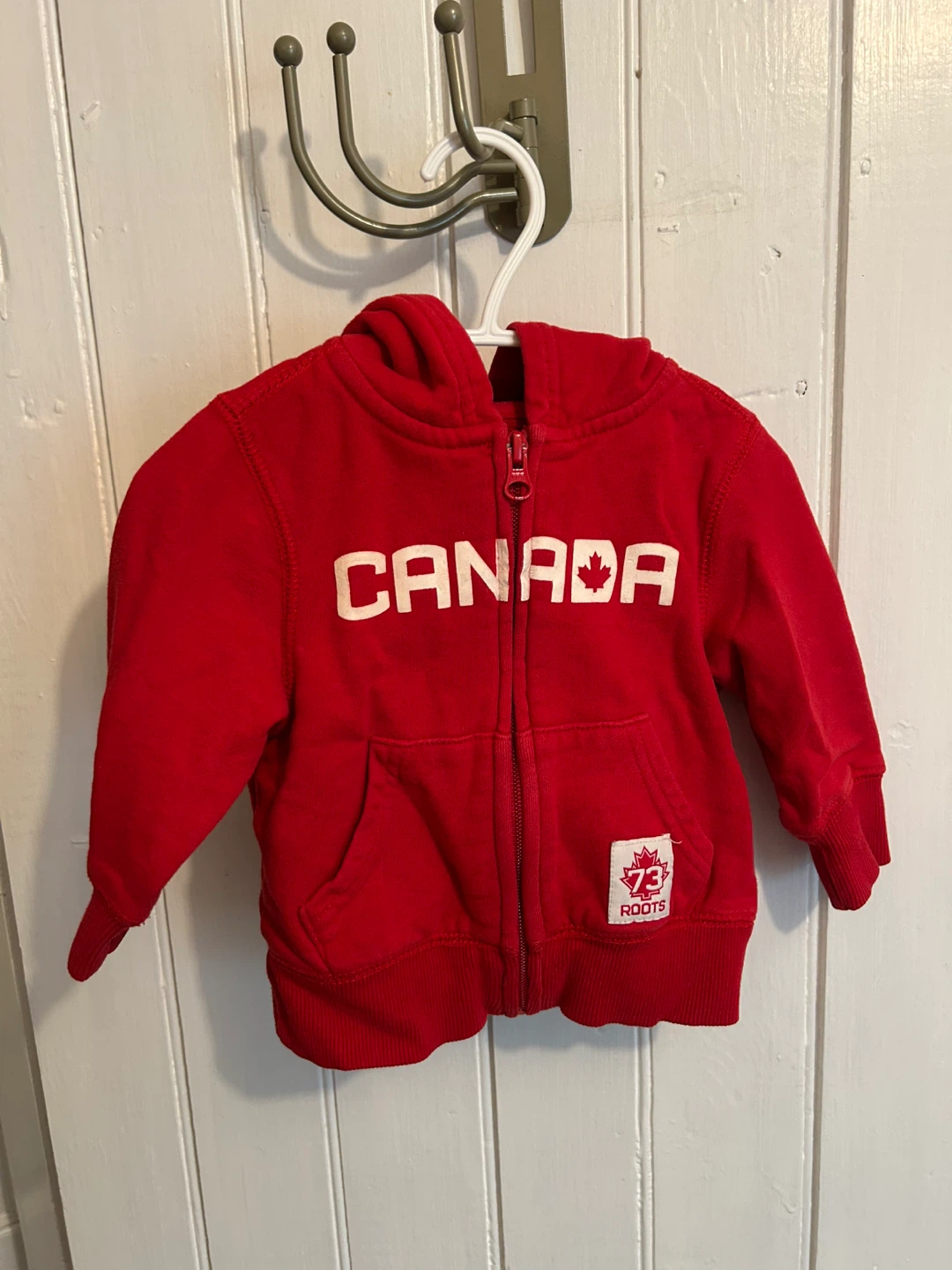 Baby Roots Canada Red Hoodie 6-12M