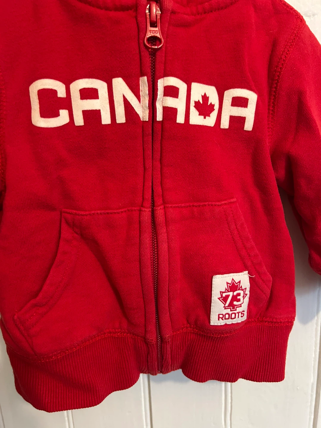 Baby Roots Canada Red Hoodie 6-12M - photo 2