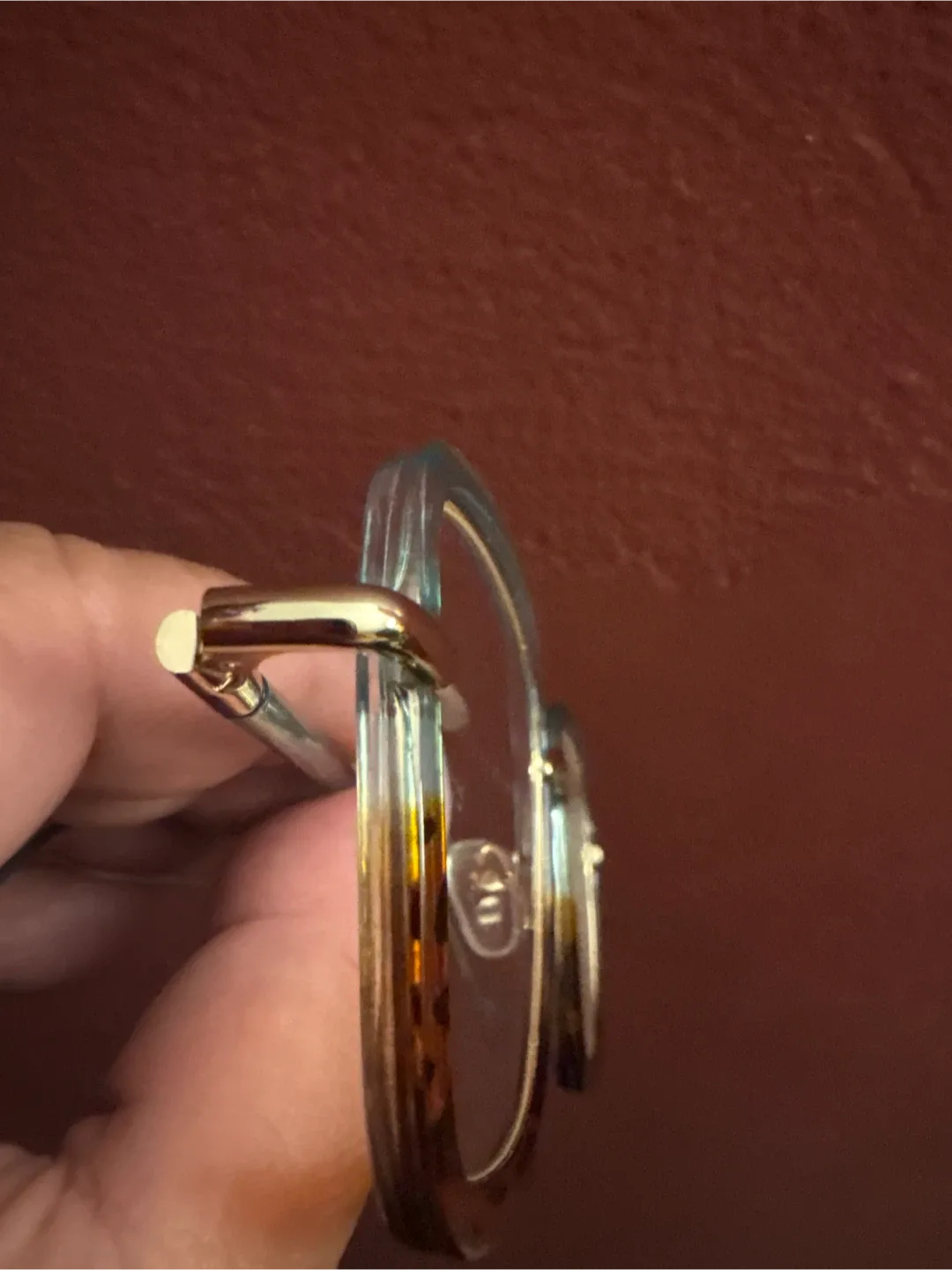 New Square Fashion Glasses - Tortoise Blue and Gold image indicator(7)