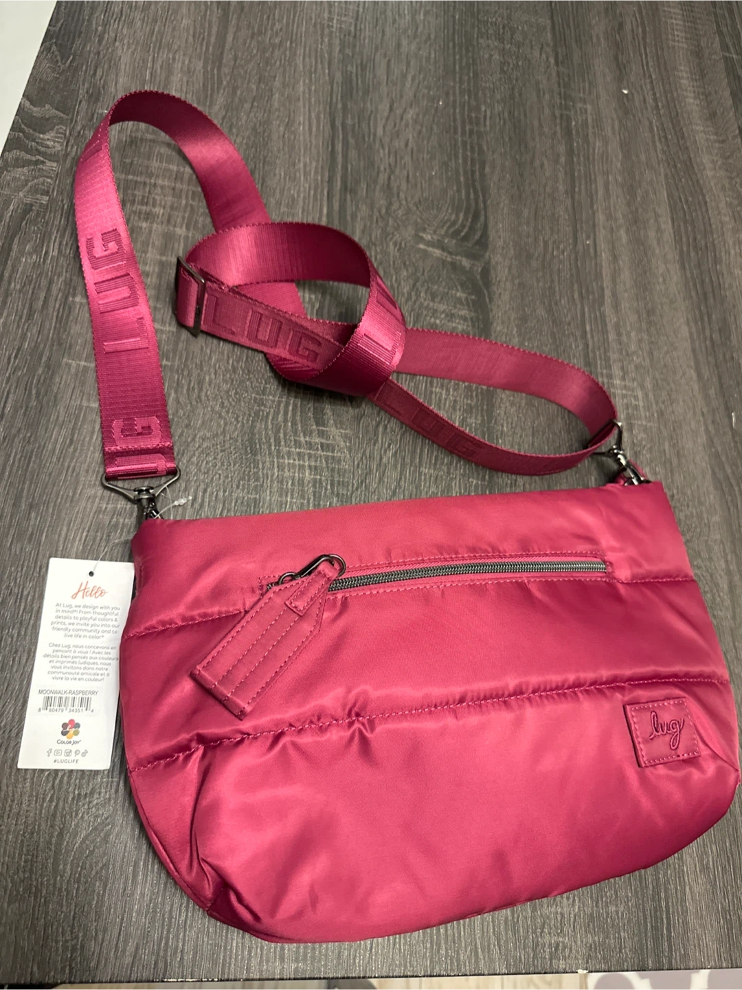 Lug Moonwalk Bag - Raspberry