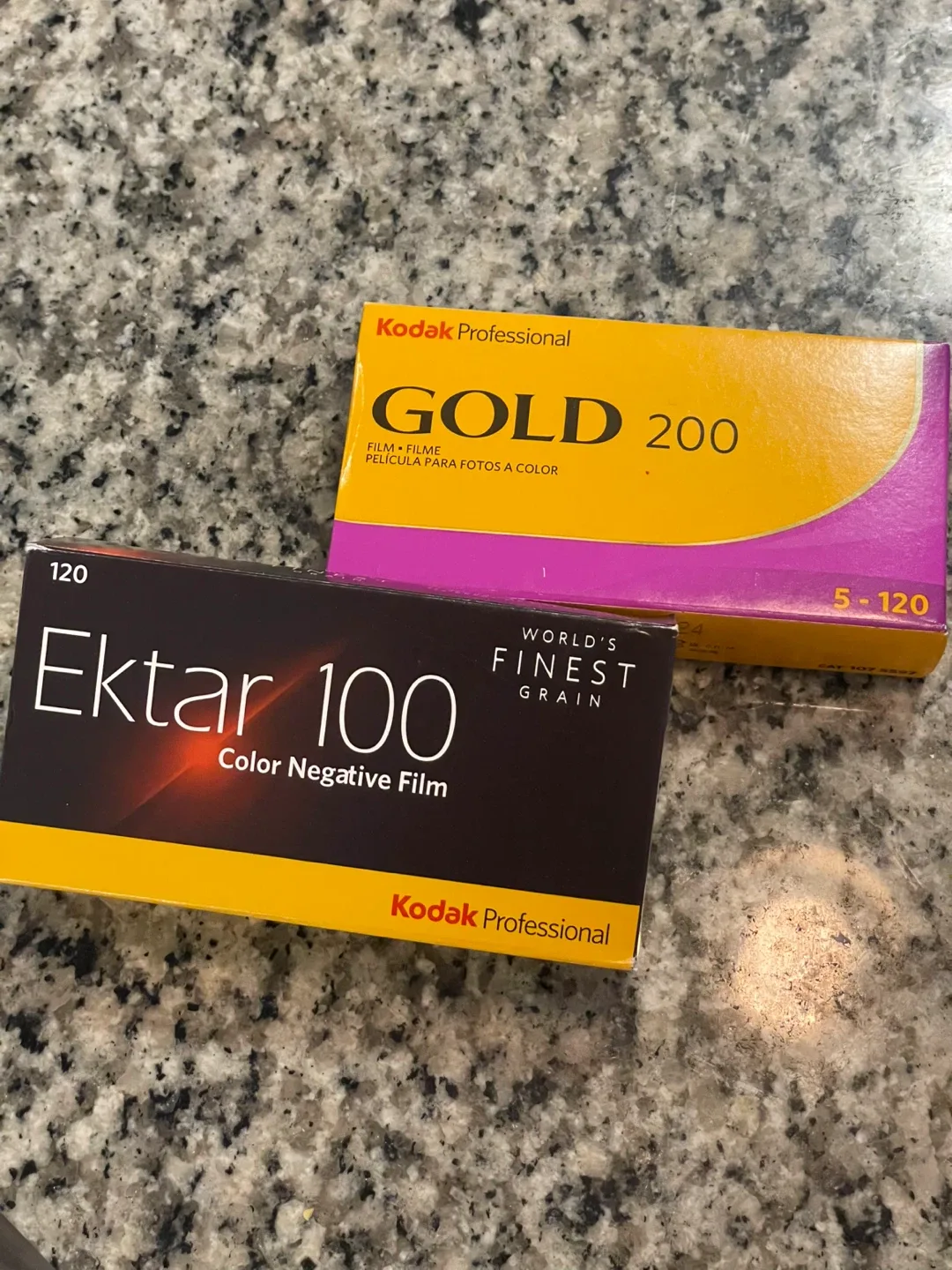 120 film Kodak Professional Ektar 100 & Gold 200 Film