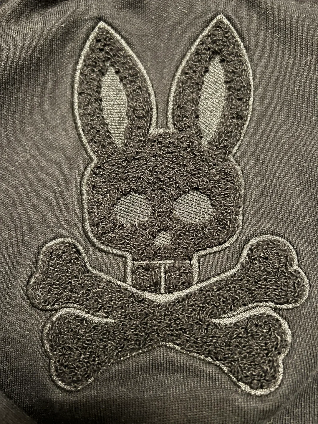 Psycho Bunny Black Hoodie - Size 4/4XS-TTP thumbnail