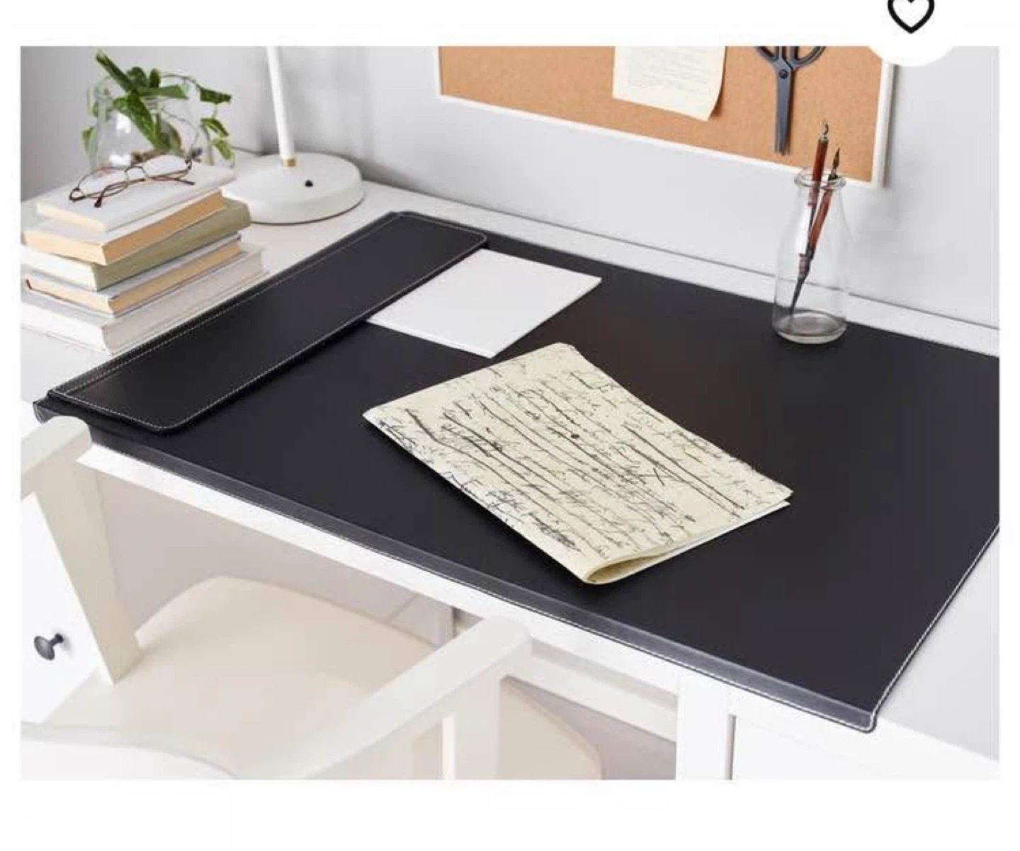 Desk Pad, Black - photo 2