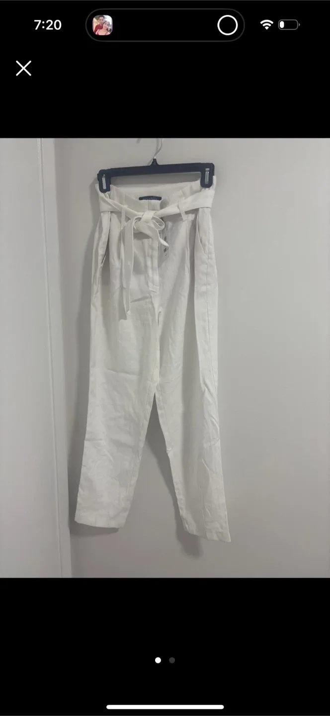 Dynamite White Pants - Size 2 thumbnail