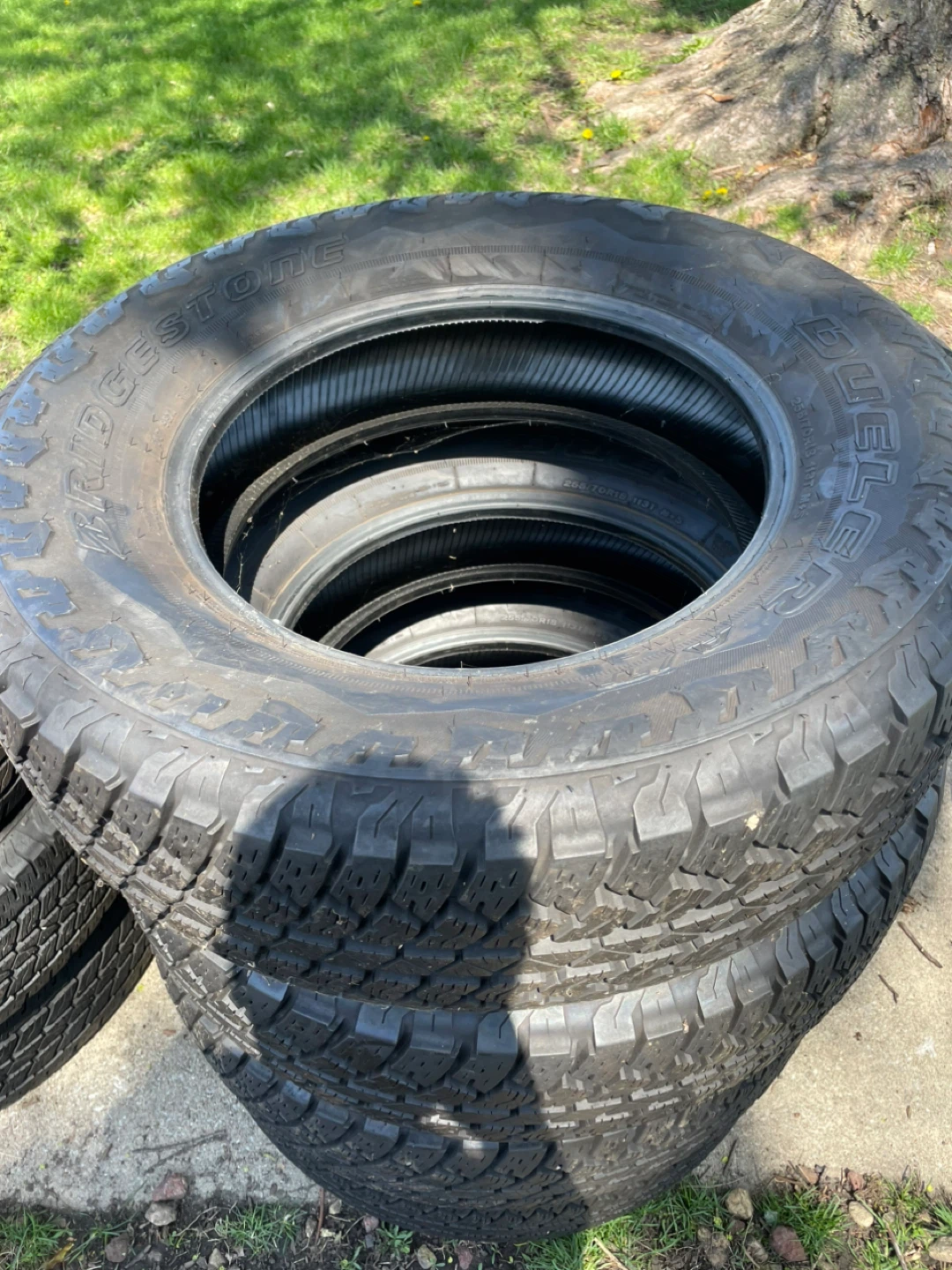 Bridgestone Dueler A/T Tire Set - 245/75R17 & 255/70R18 - photo 3