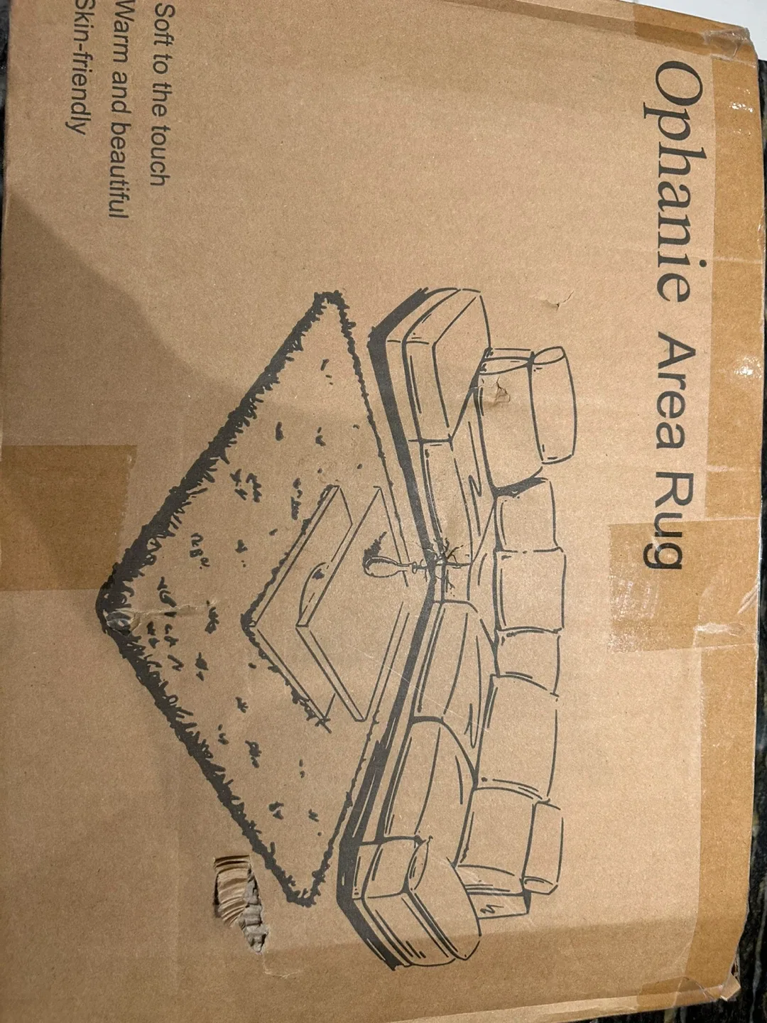 Ophanie Area Rug - Soft & Skin-Friendly- grey 4x6 image indicator(2)