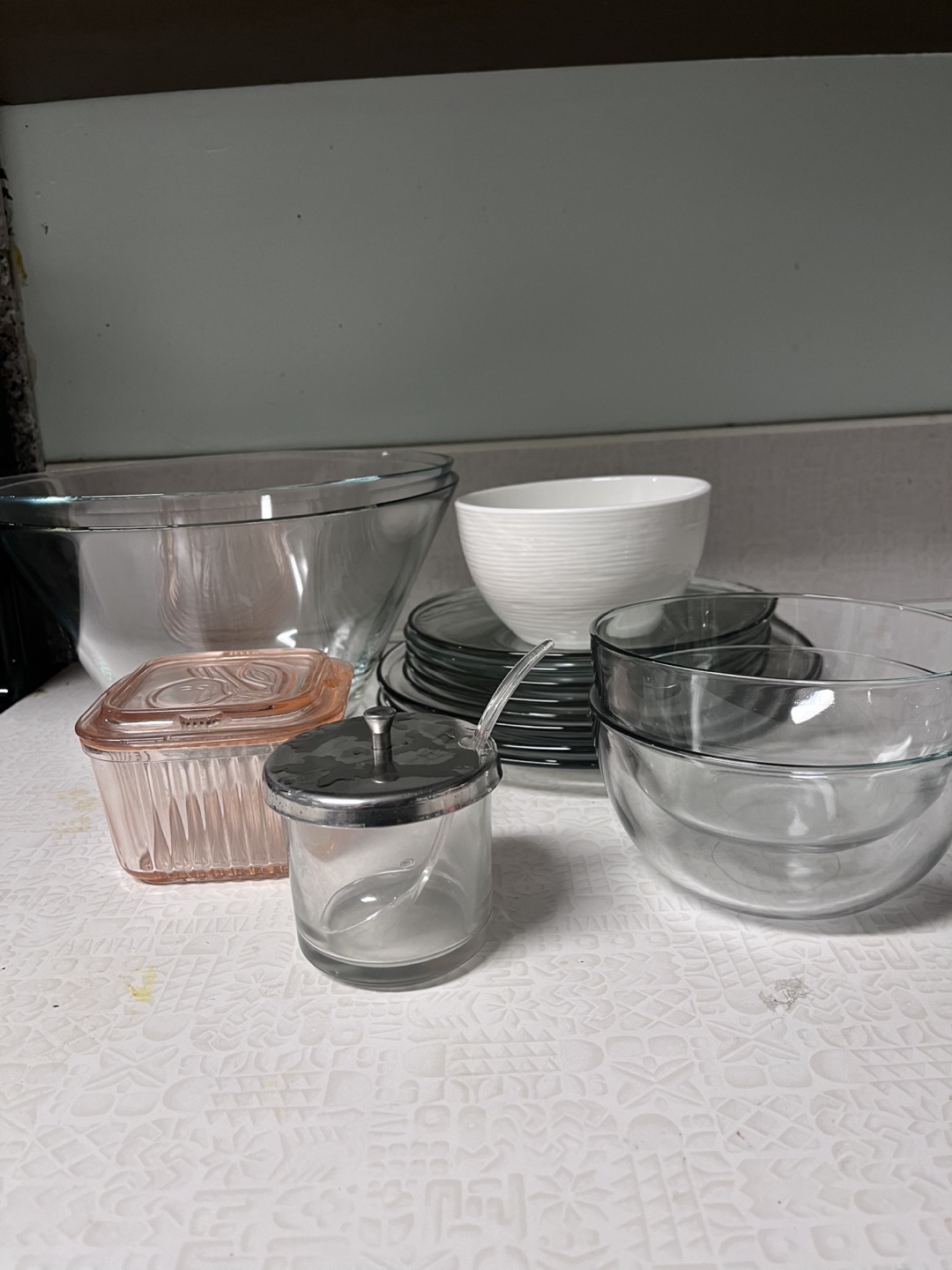 Glass Bowls and Plates