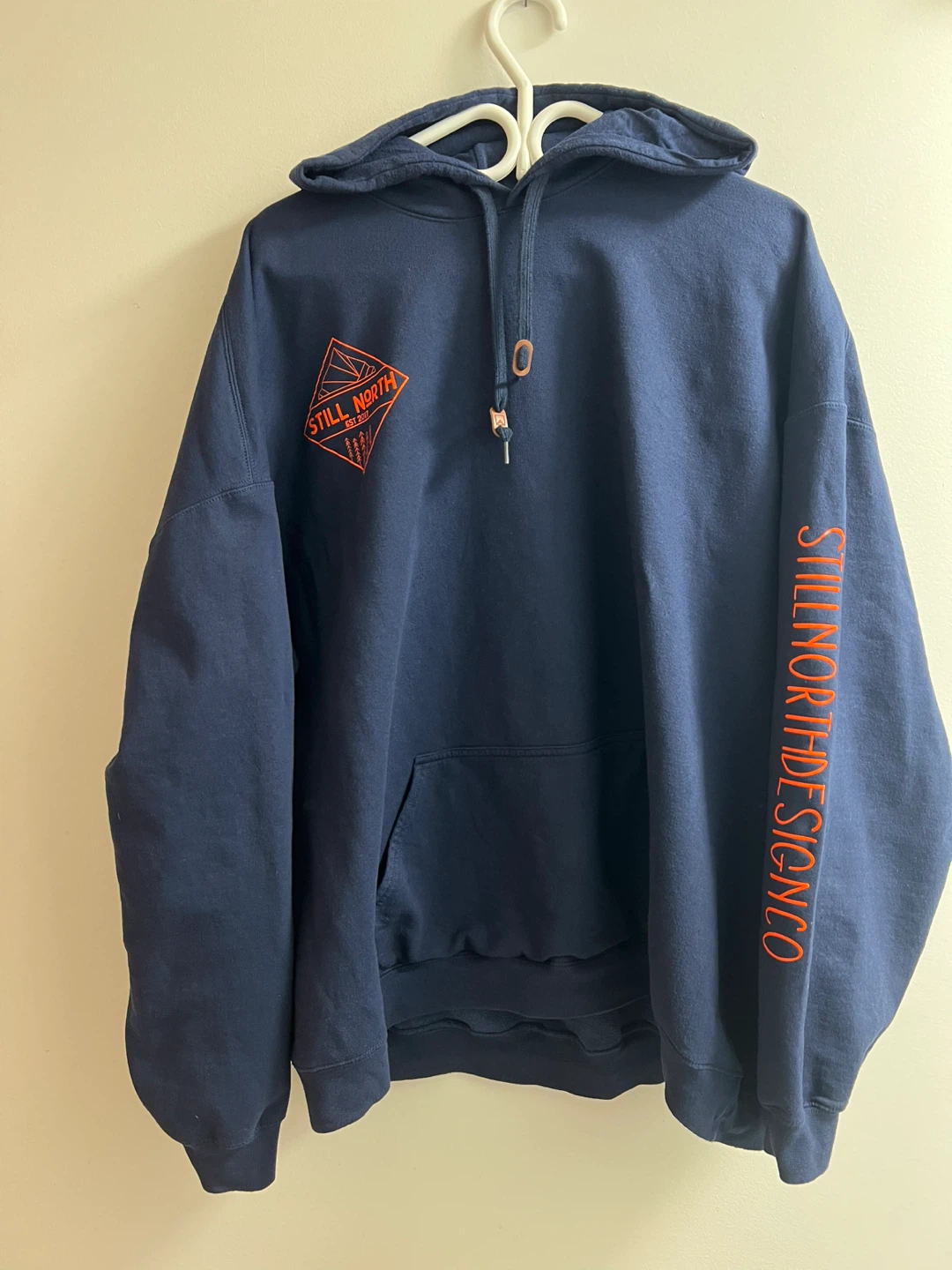 Cozy Still North Navy Blue Hoodie - Size 3XL