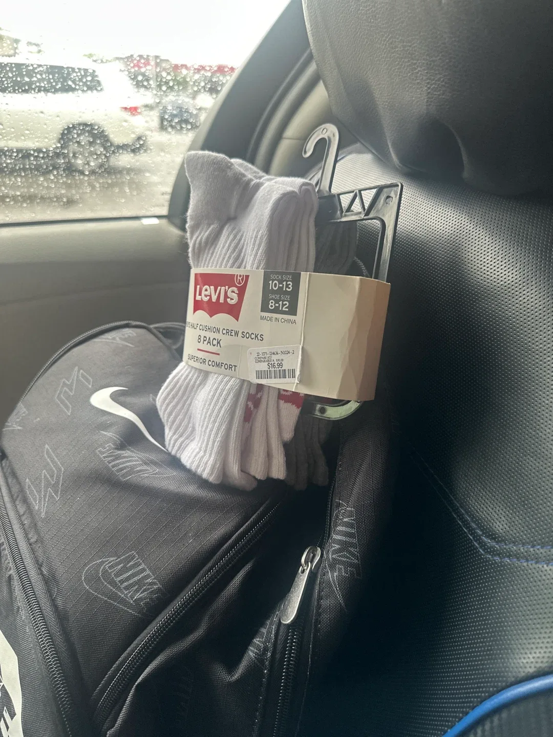 Levi's Half Cushion Crew Socks, 8 Pack, Size 10-13 thumbnail