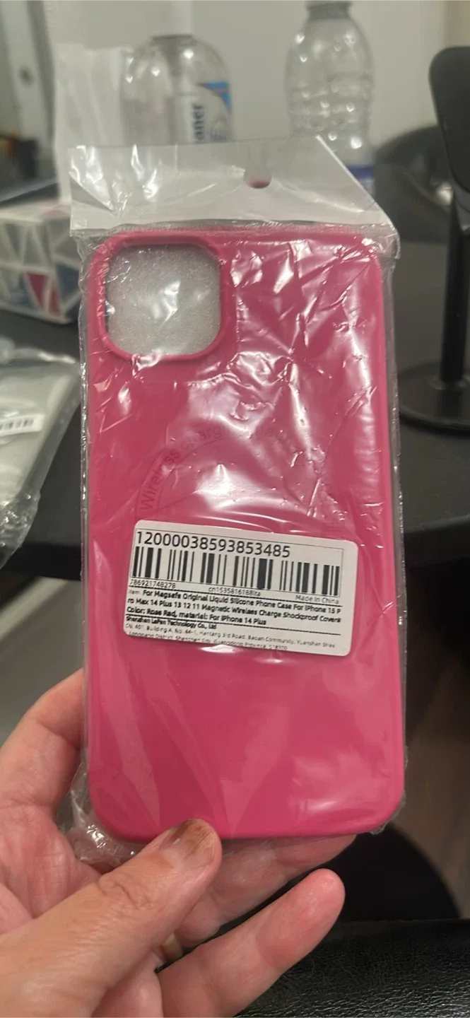 iPhone 14 Plus Case - Clear & Pink image indicator(2)