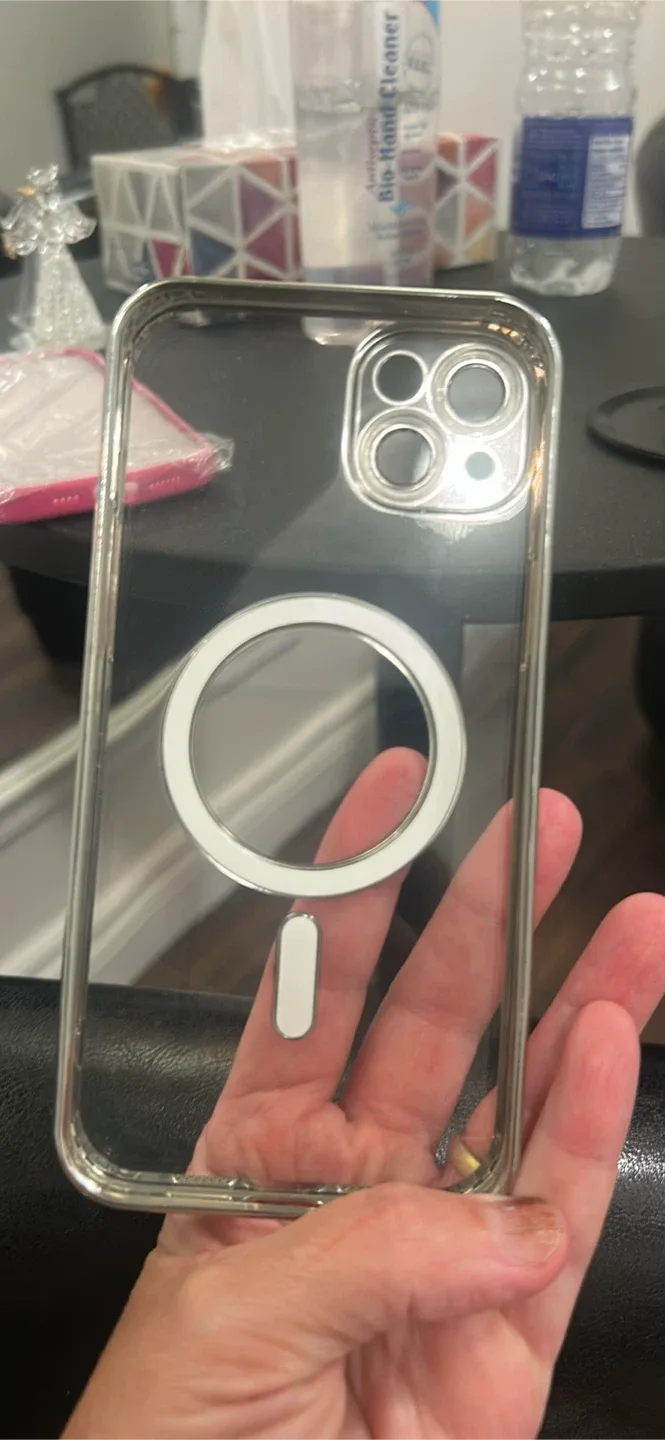 iPhone 14 Plus Case - Clear & Pink image indicator(5)