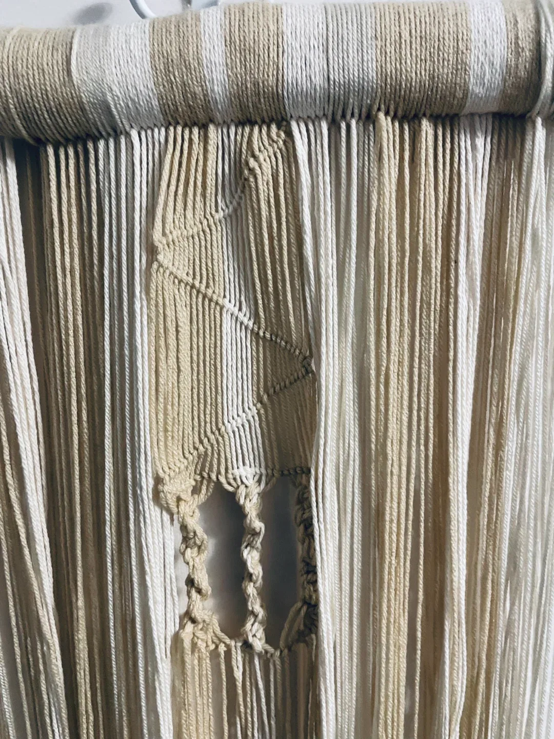 Macrame Wall Hanging with Driftwood image indicator(3)