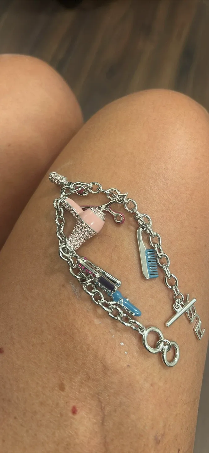 RUSK Charm Bracelet with Swarovski Crystals image indicator(7)