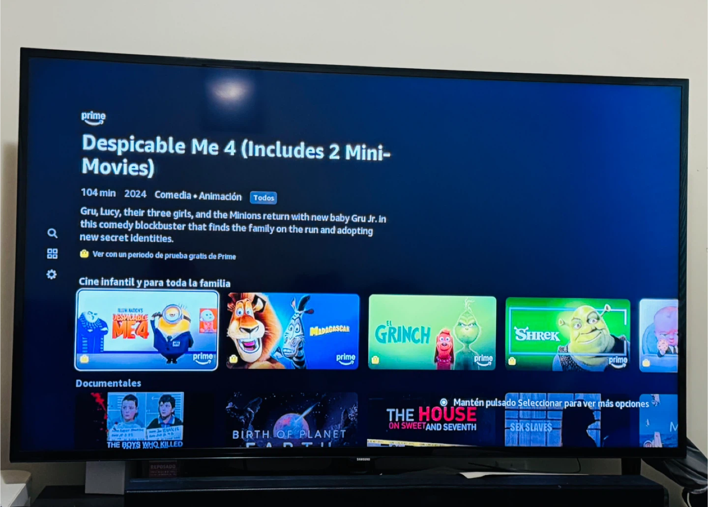 Samsung smart tv 58”