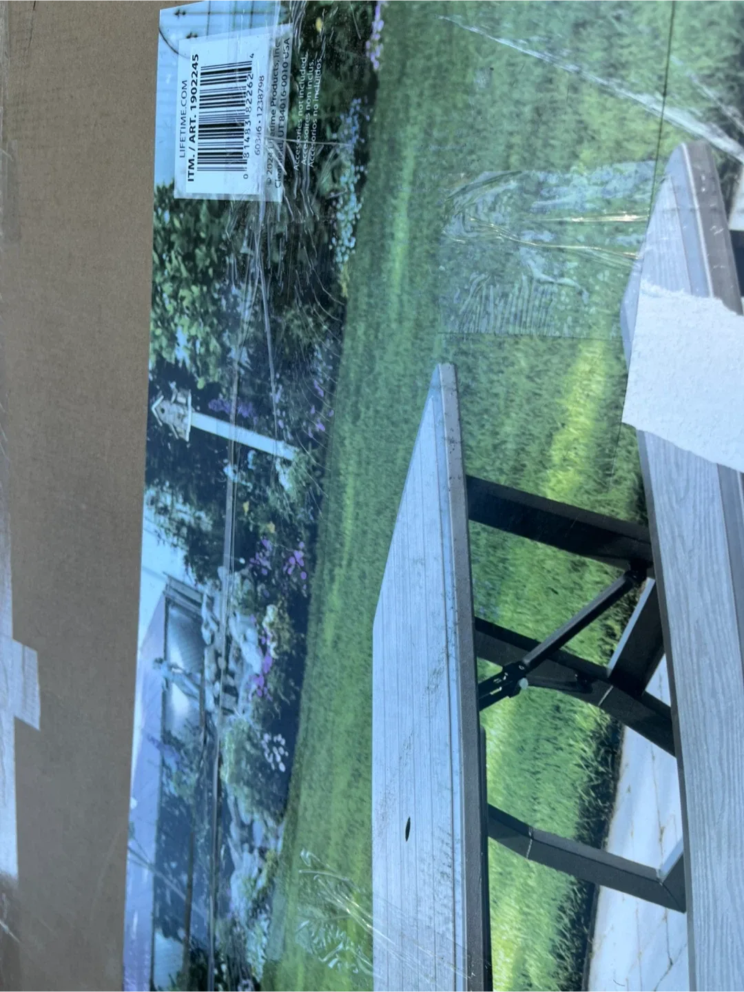 Lifetime 6Ft Woodgrain FLD Picnic Table - Seats 8 image indicator(3)