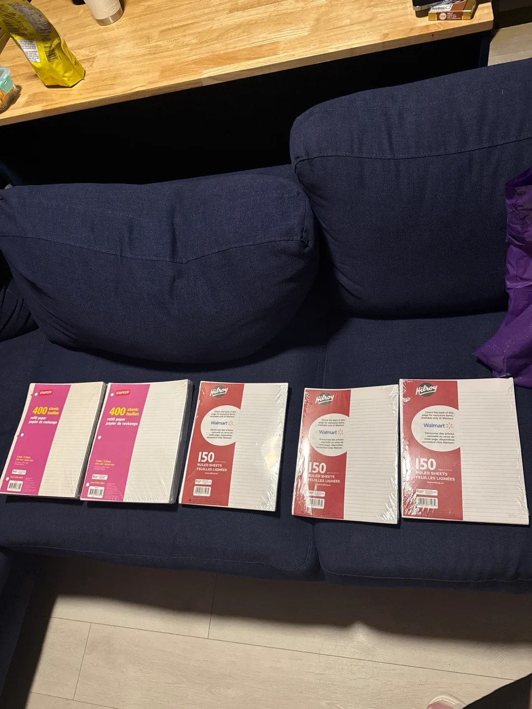 Staples & Hilroy Refill Paper - 400 & 150 Sheets thumbnail