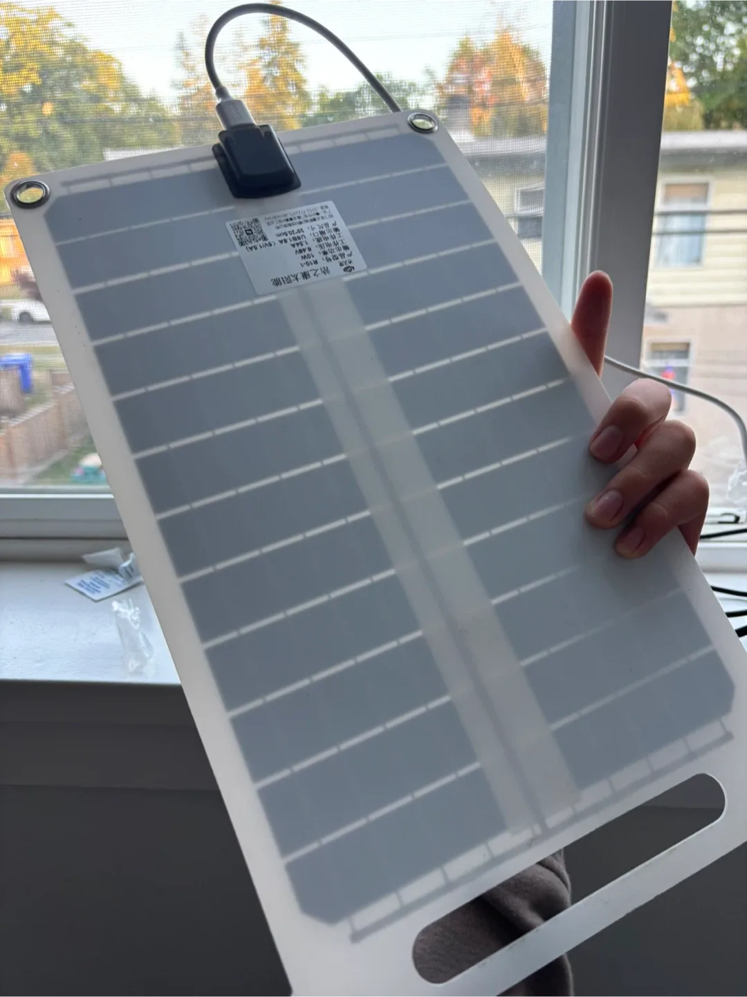 Portable Solar Panel usb output 10w image indicator(2)