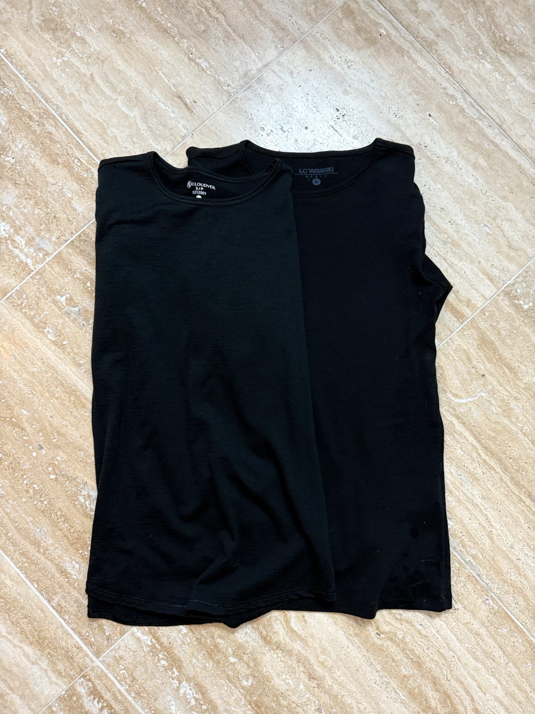 Gold Doveil & LC Waikiki Black Long Sleeve Shirts - Size S
