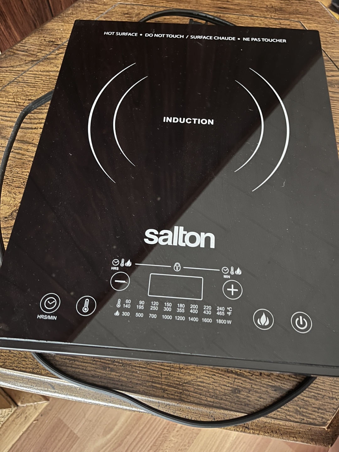 Salton Induction Cooktop