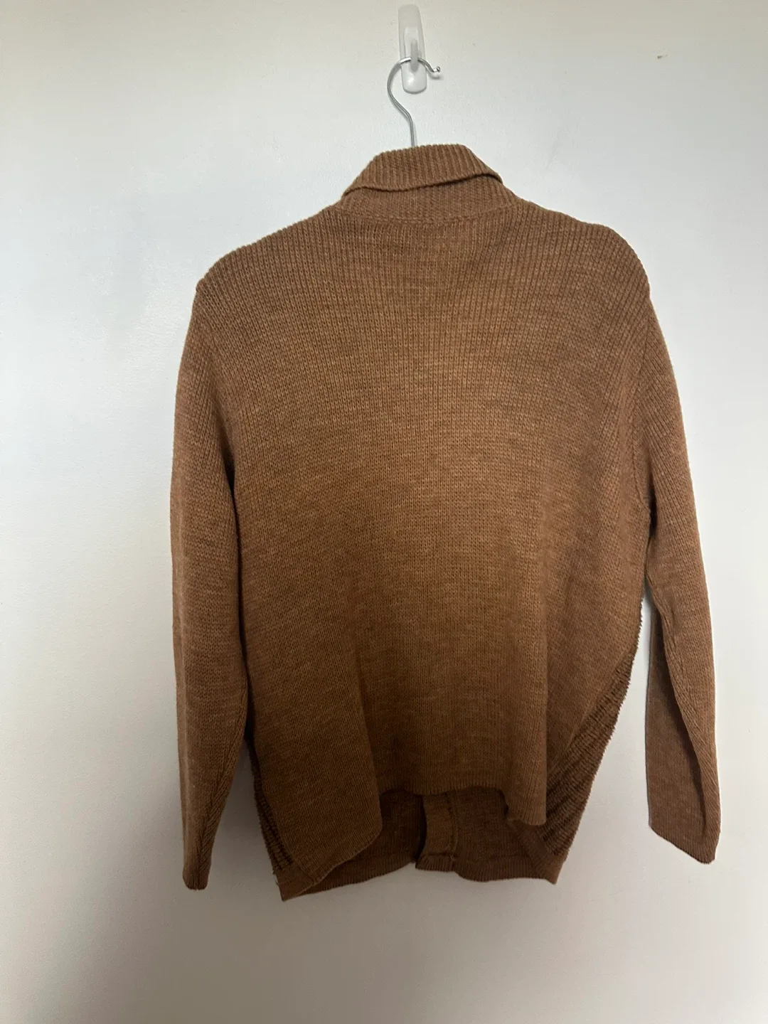 Vintage Sweater Tundra Pure Virgin Wool Cardigan Neutral Warm image indicator(10)