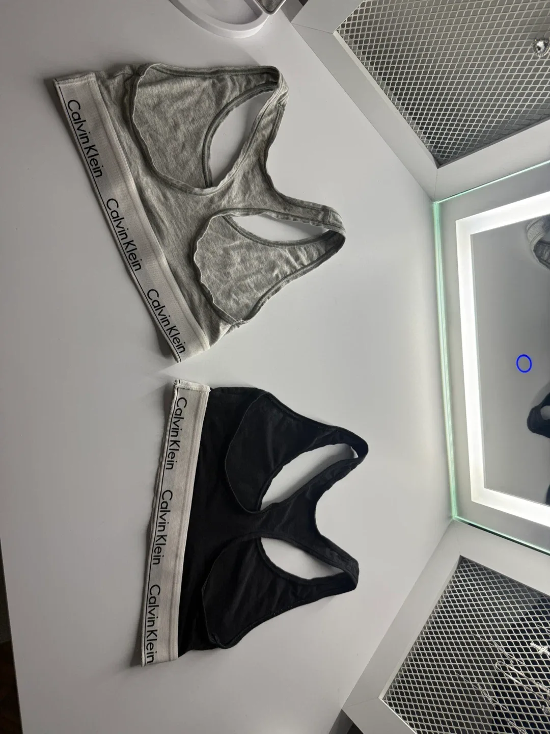 Calvin Klein Sports Bras - Grey & Black - Size Small image indicator(2)