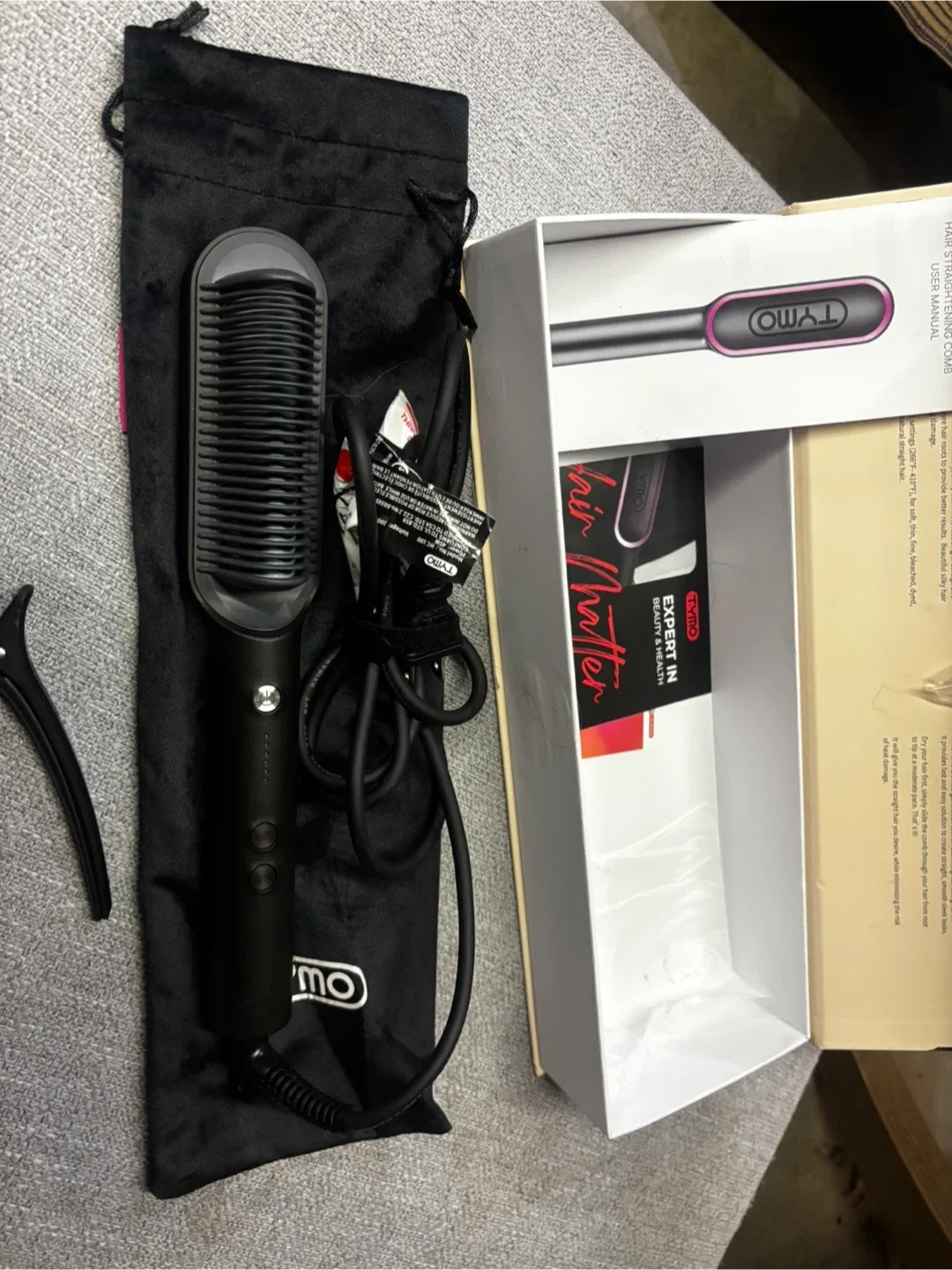 TYMO Ring Hair Straightening Comb image indicator(3)