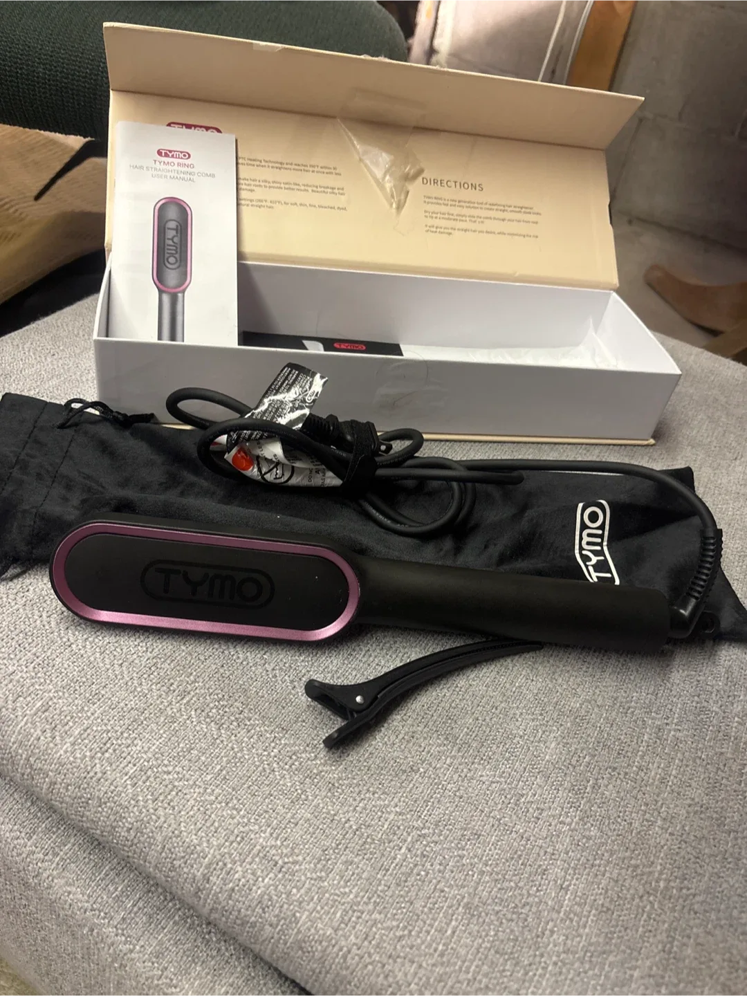 TYMO Ring Hair Straightening Comb image indicator(5)