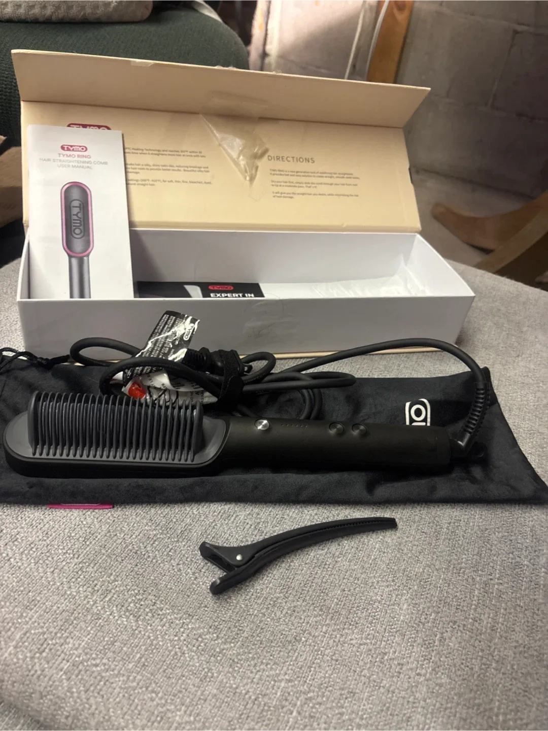 TYMO Ring Hair Straightening Comb image indicator(4)