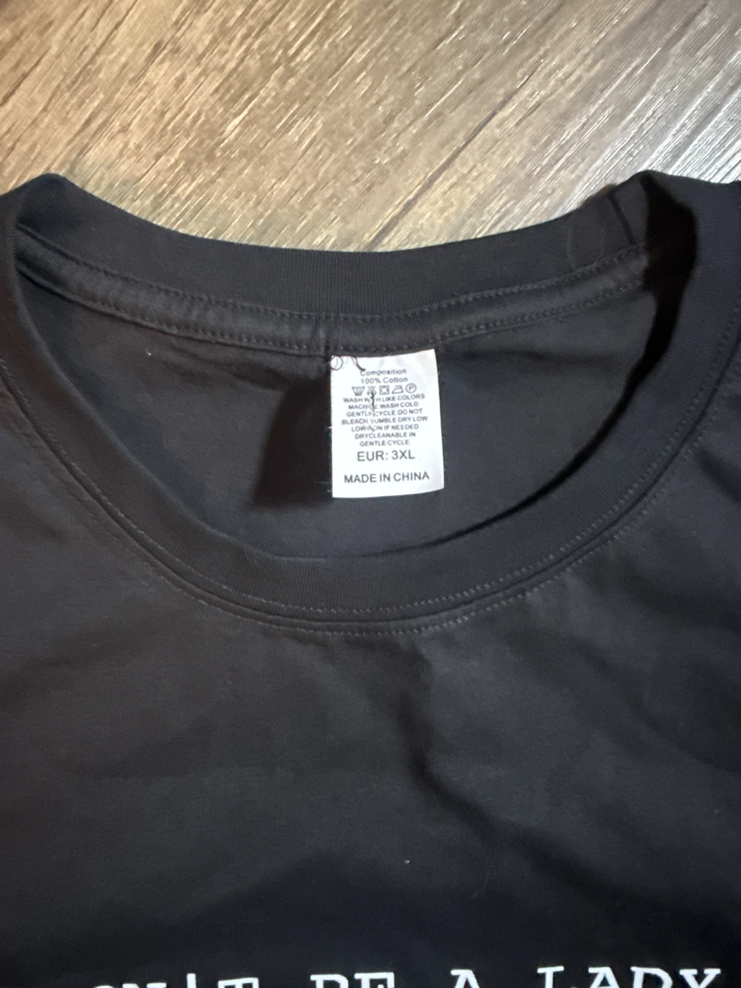 Stevie Nicks 'Don't Be A Lady' Black T-Shirt - 3XL - photo 2