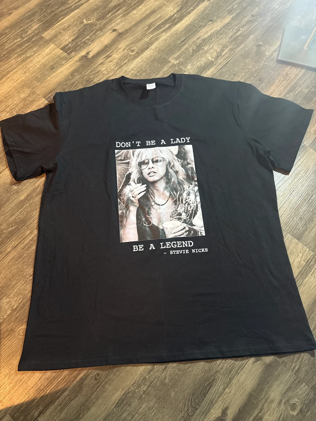 Stevie Nicks 'Don't Be A Lady' Black T-Shirt - 3XL